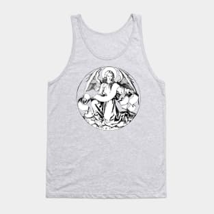 15th Century St Matthew the Evangelist Emblem Winged Angel Tank Top